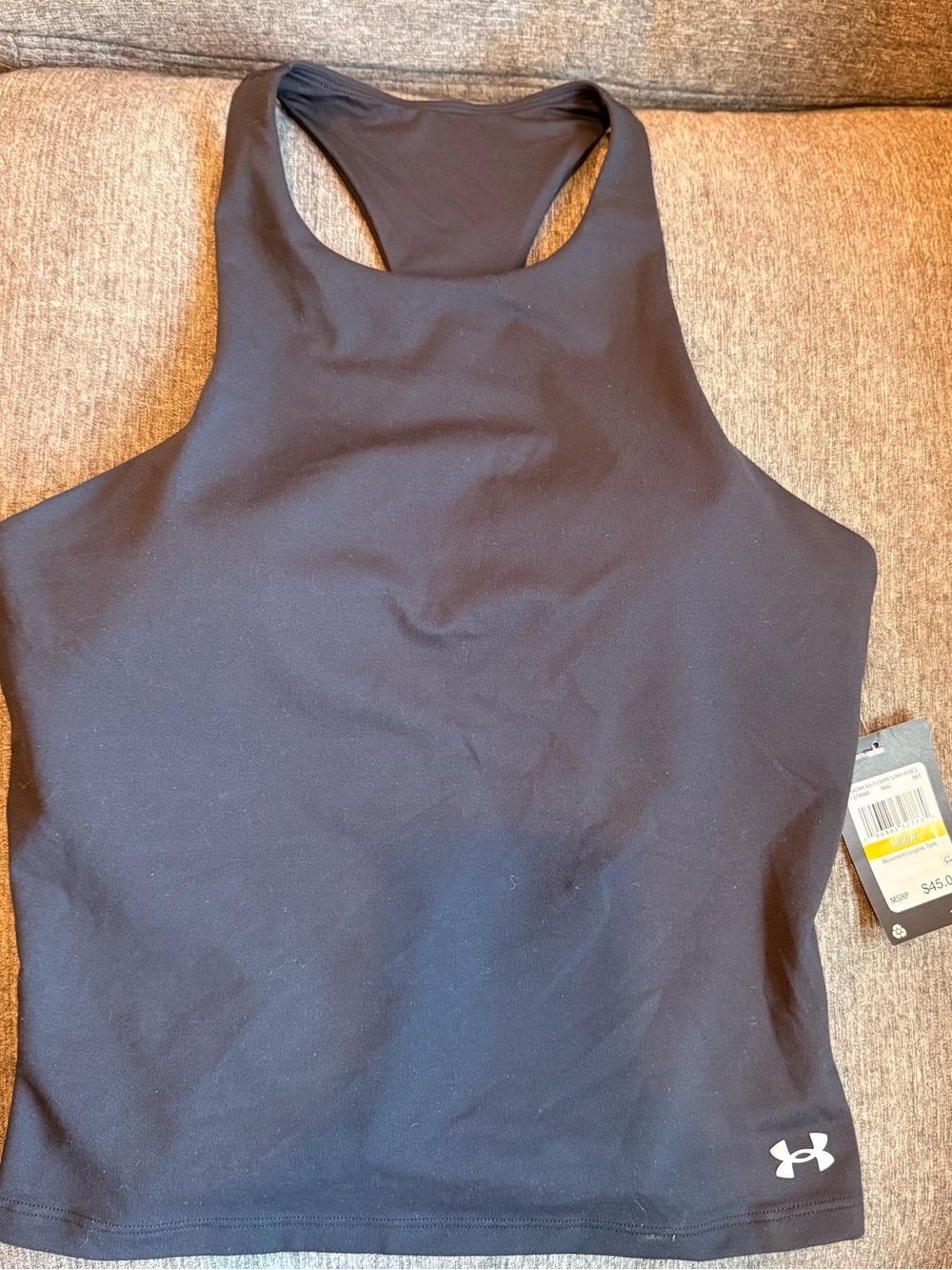 Under Armour Black Movement Longline Tank